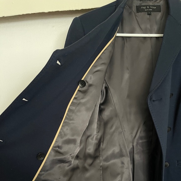 rag & bone cotton blend blazer - Picture 2 of 5
